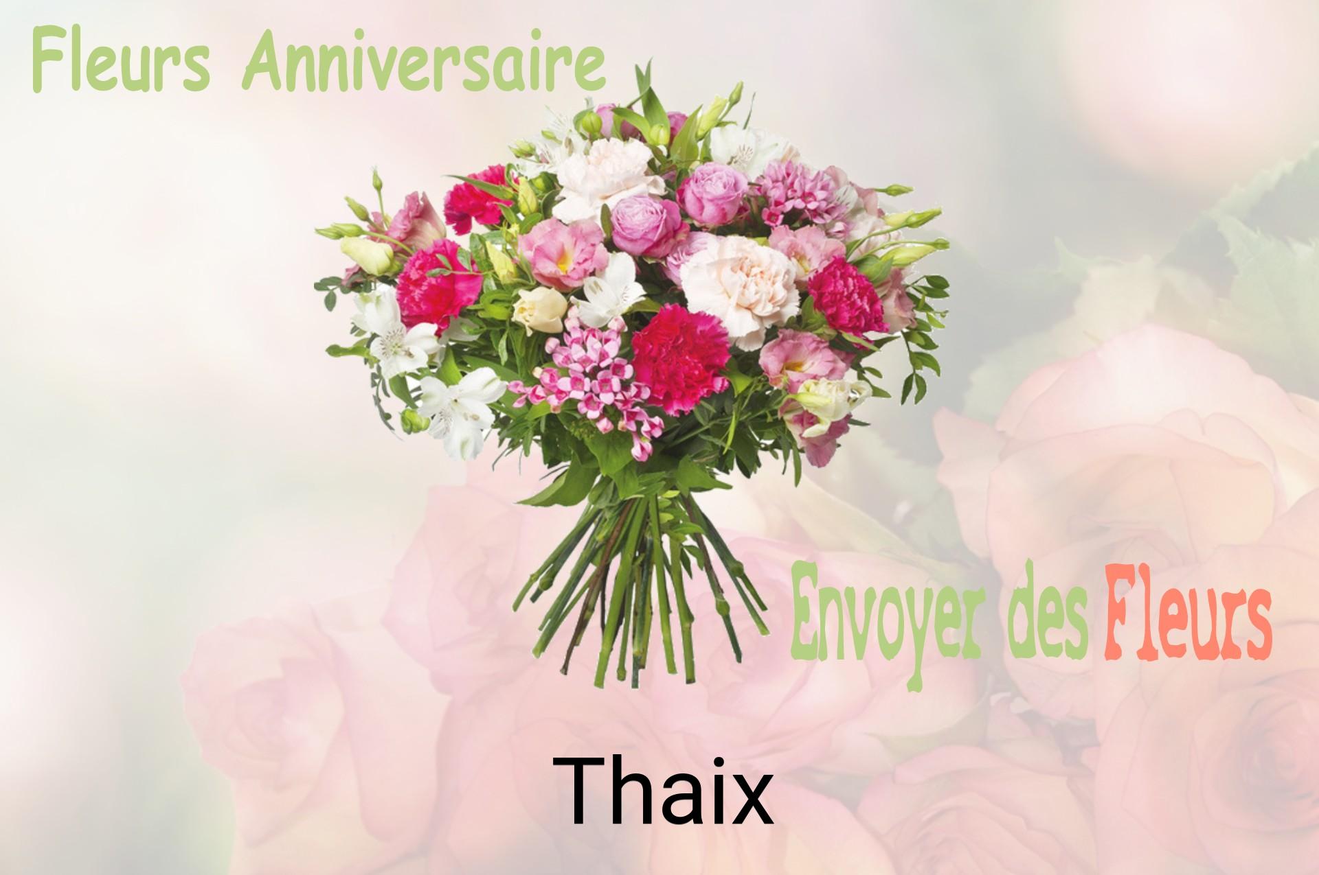 Bouquet de fleurs d’anniversaire livré à Thaix